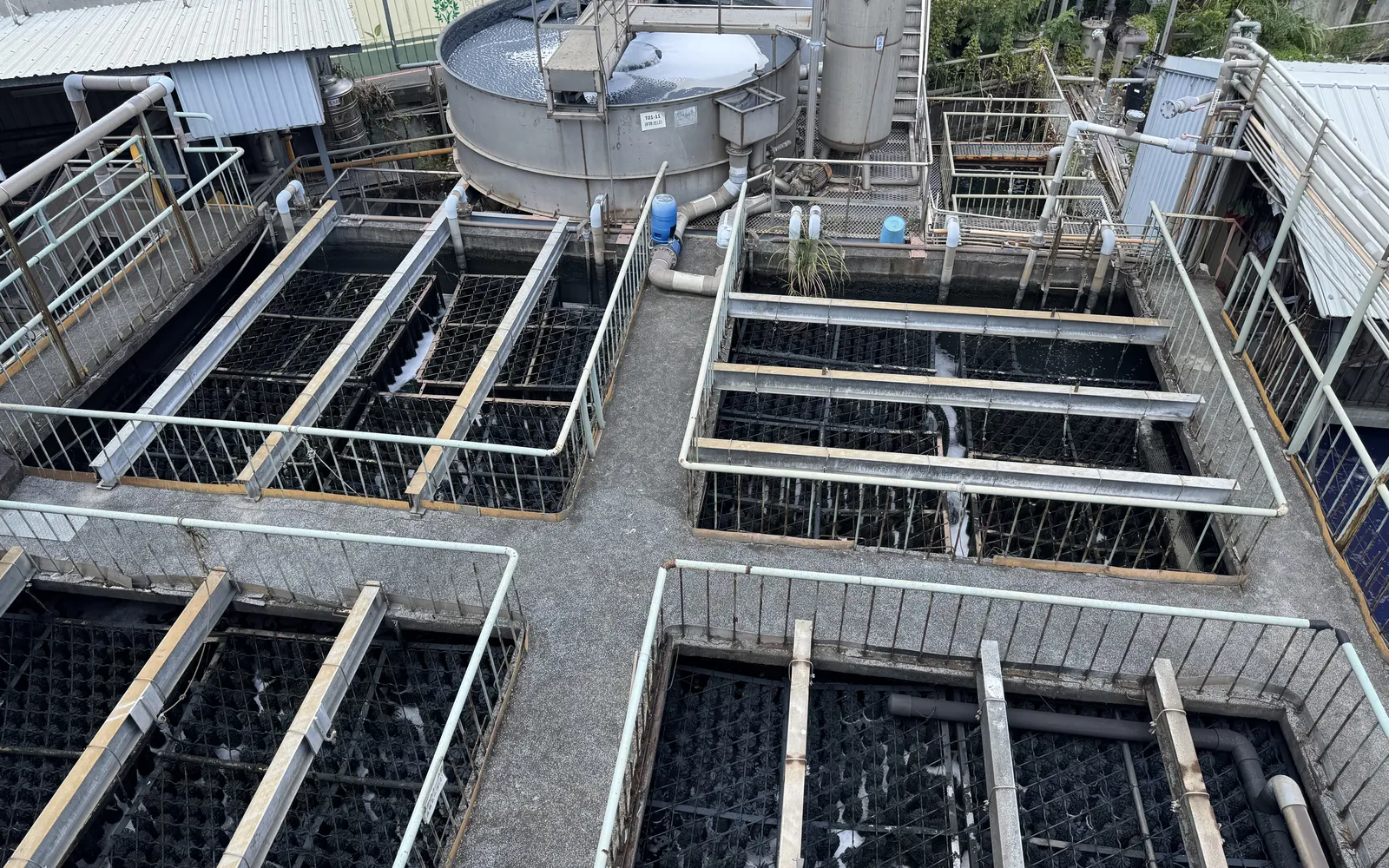 泰翔纖維廠內生化污水處理設施